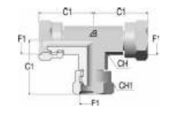 Picture of BSP Hydraulic Adaptor - T Piece