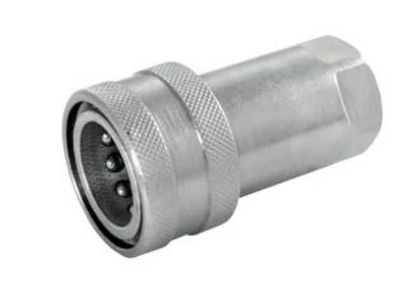 Picture of 1" ISO A Profile - Couplings, Carbon Steel Nitrile, BSPP