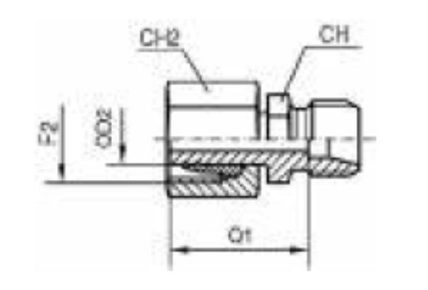 Picture of Metric Hydraulic Adaptors - Male/Female